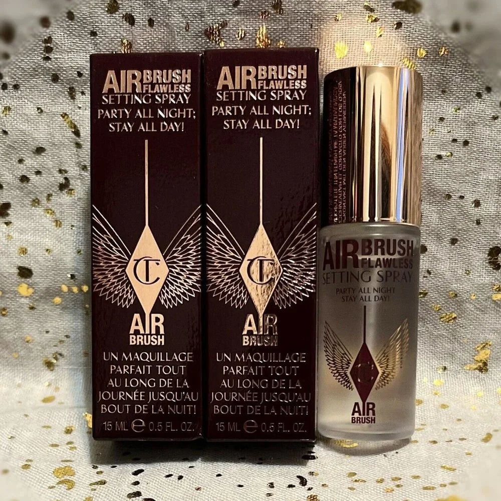 2x~Charlotte Tilbury~AIRbrush Flawless Setting Spray~30ml ea~